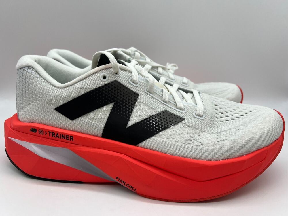 New Balance FuelCell SuperComp Trainer v3 Urgent Red Sea Salt Black Men's 10.5.